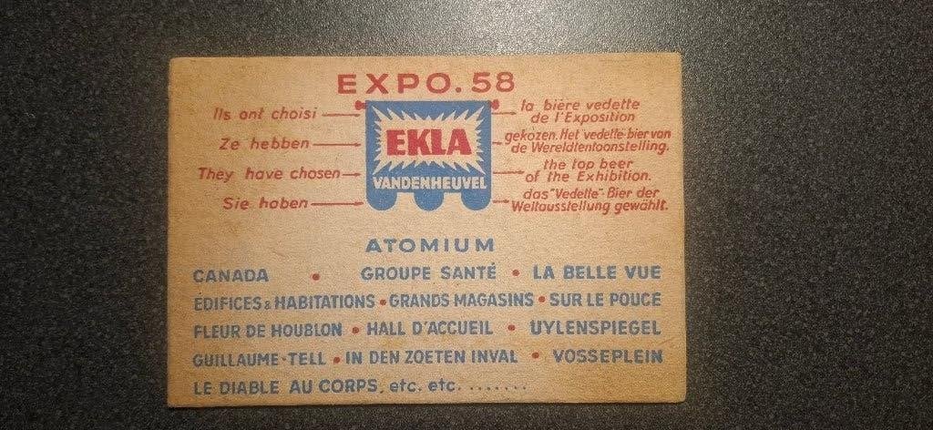 Expo 58 speciale briefkaart, Verzamelen, Verzenden