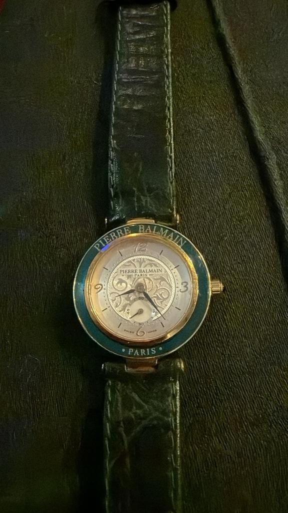 Horloge pierre balmain paris, Overige materialen, Met bandje, Polshorloge, Onbekend