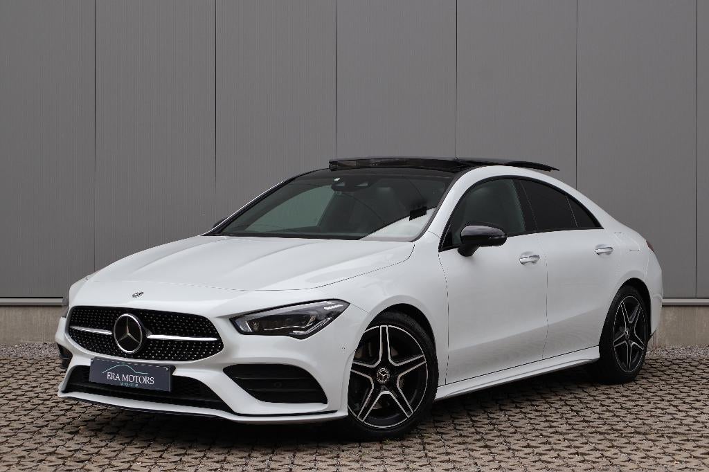Mercedes CLA 200 AMG Line Pano 360 ACC Head-up Garantie *, Automaat, Achterwielaandrijving, Wit, 120 kW