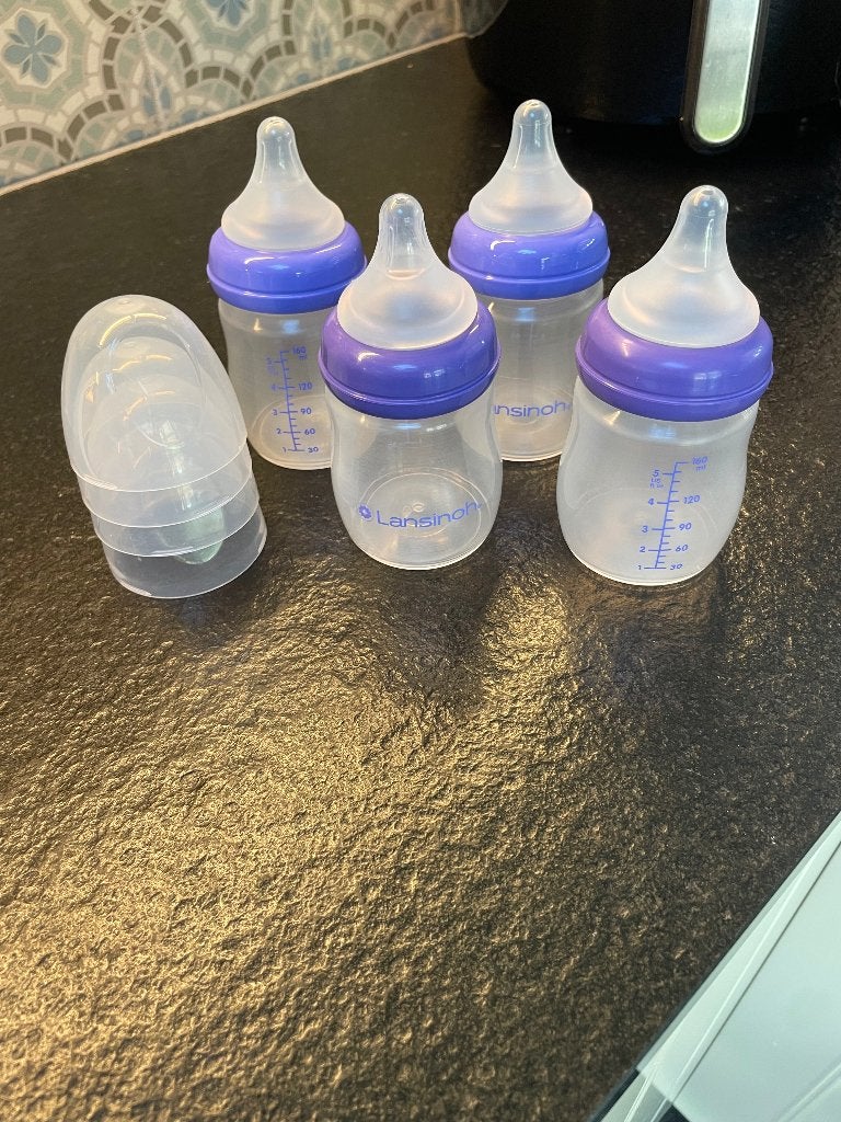 4 flesjes Lansinoh 160 ml, Enlèvement ou Envoi, Utilisé