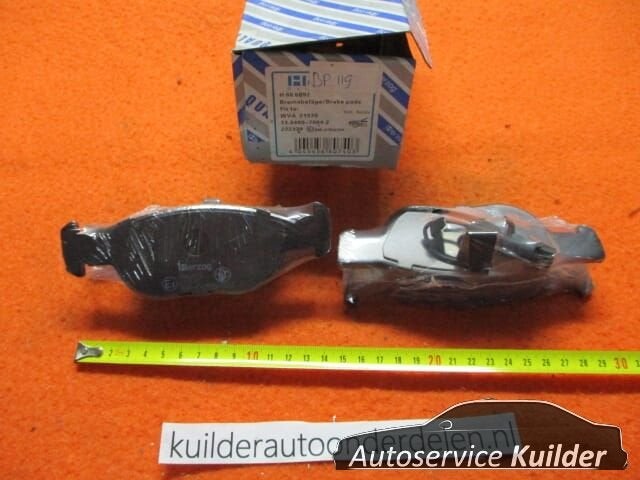 Remblokken voorzijde Alfa 145 146 Fiat Bravo Brava Marea Her, -, Alfa Romeo, -, Nieuw