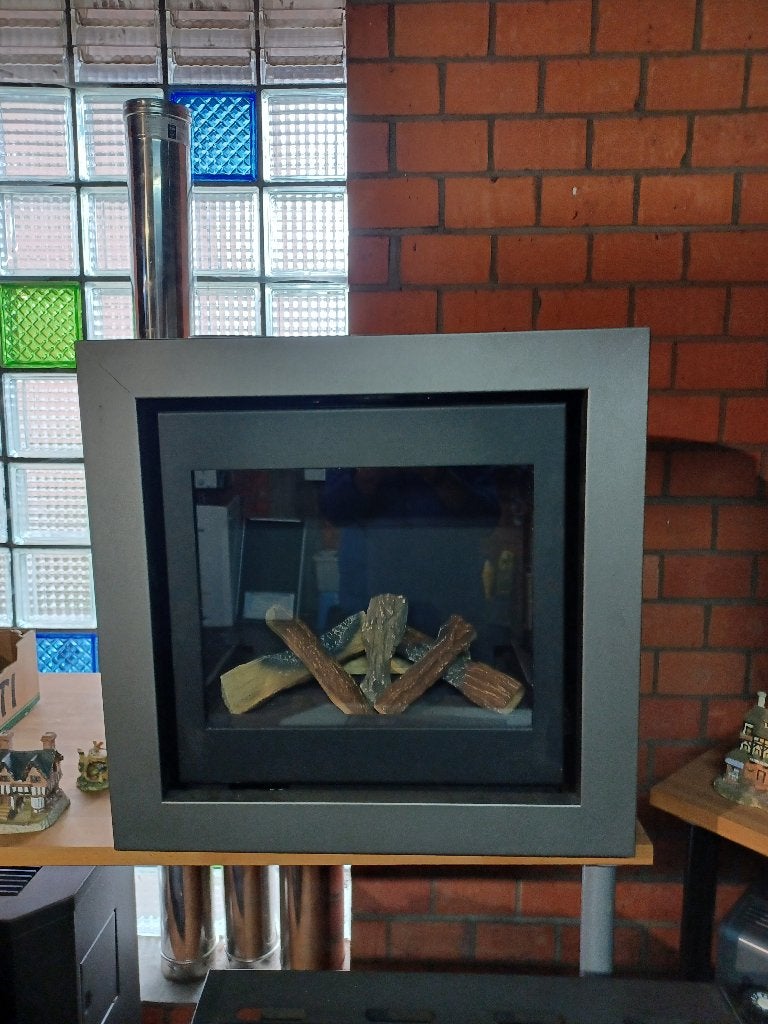 Wellstraler K6 (inbouwcassette), Huis en Inrichting, Haarden, Ophalen, Zo goed als nieuw, Inbouwhaard, Gashaard