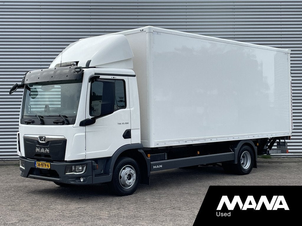 MAN TGL 12.190 BL Bakwagen Automaat Laadklep 1500kg Cruise A, Auto's, Automaat, Achterwielaandrijving, Euro 6, MAN