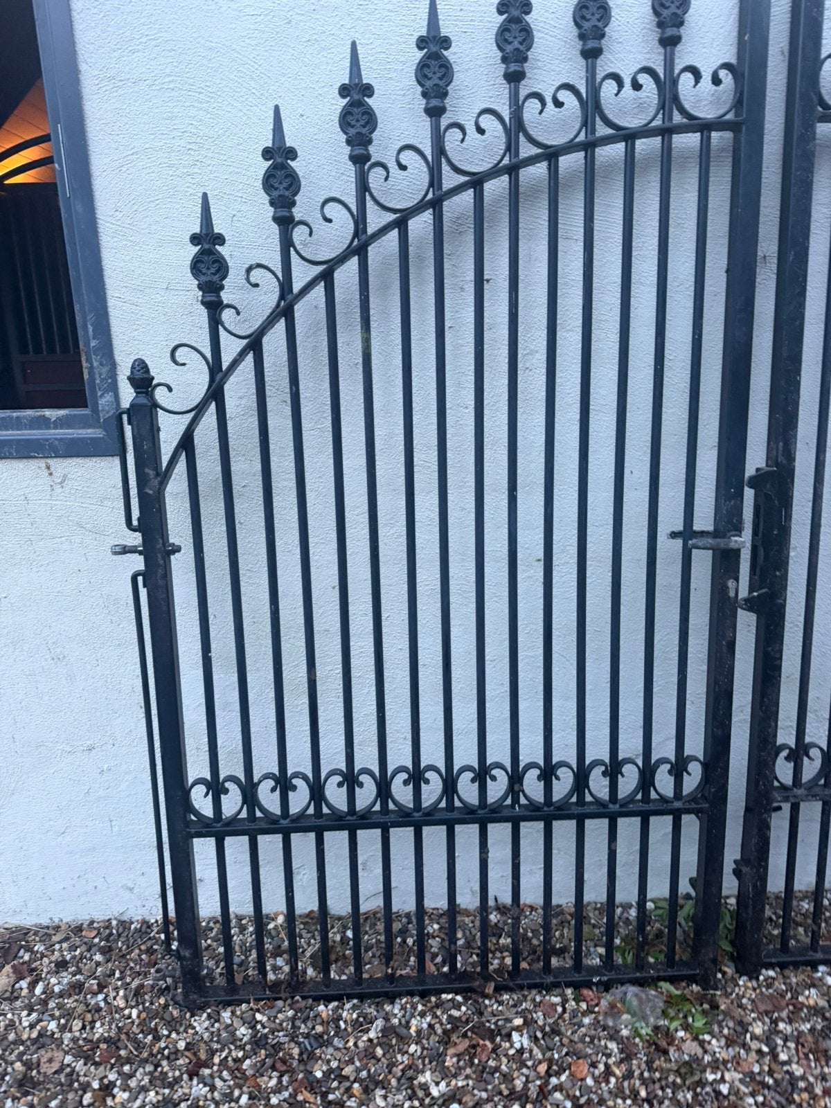 dubbele poort te koop, Tuin en Terras, Ophalen, Gebruikt, Overige materialen