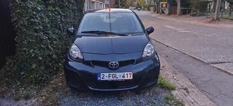 Toyota Aygo 1.0 benzine, 2011, zonder keuring, Auto's, Blauw, Handgeschakeld, 5 deurs, Particulier