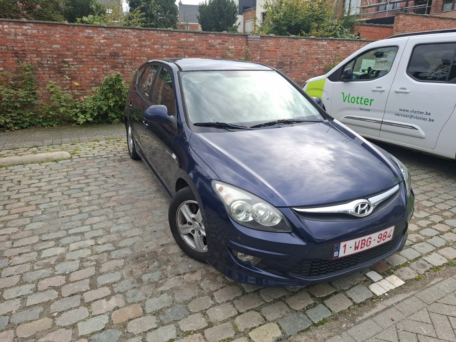 Hyundai I30- Euro5 Diesel- Airco- KVV, Auto's, Voorwielaandrijving, Euro 5, Stof, Zwart