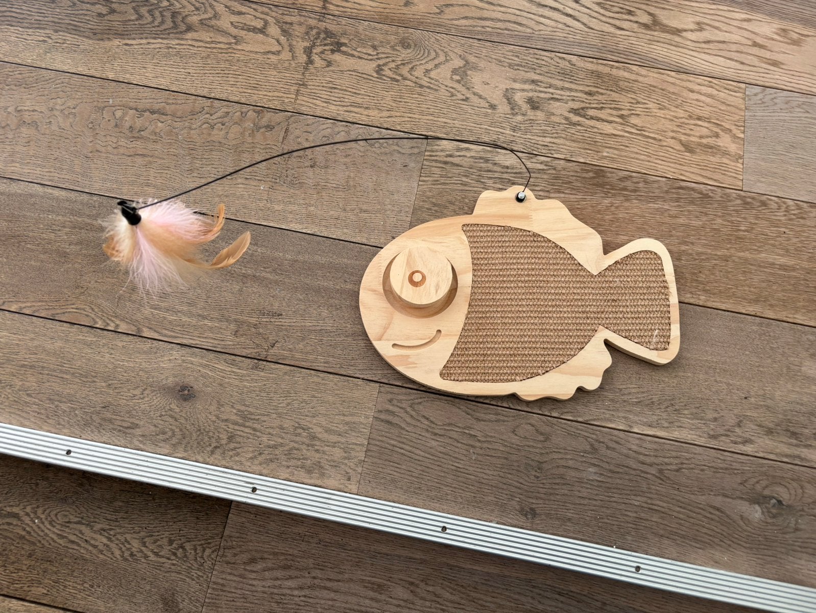 Houten (krab)vis, Beige, Ophalen of Verzenden, Zo goed als nieuw