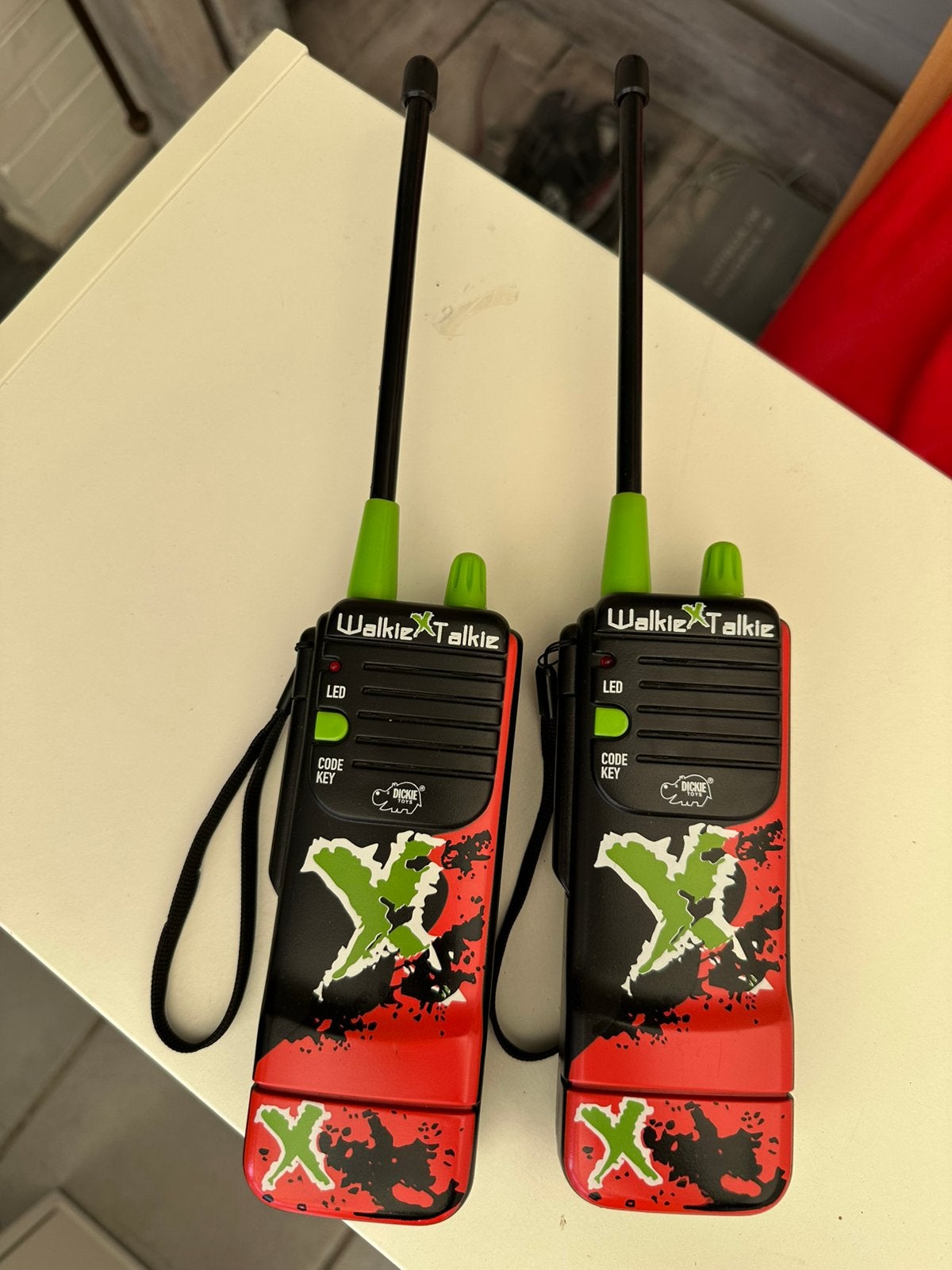 Dickie Toys WalkieTalkie set rood/groen, Enlèvement ou Envoi, Comme neuf