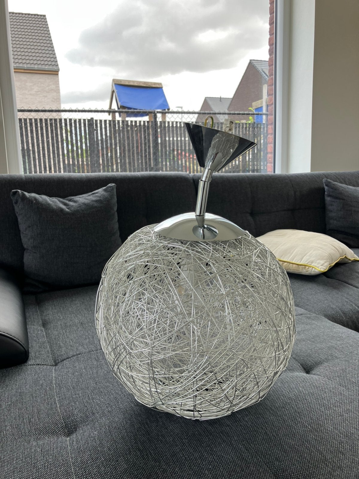 WOFI hanglamp/kroonluchter design - Wit - conditie als nieuw, Huis en Inrichting, Lampen | Hanglampen, Zo goed als nieuw, Ophalen