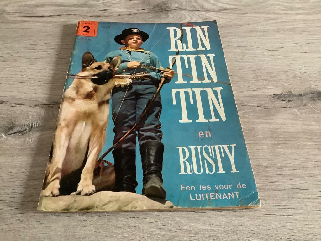 Rin Tin Tin en Rusty comic strip (1961), Eén stripboek, Ophalen of Verzenden, Onbekend, Gelezen