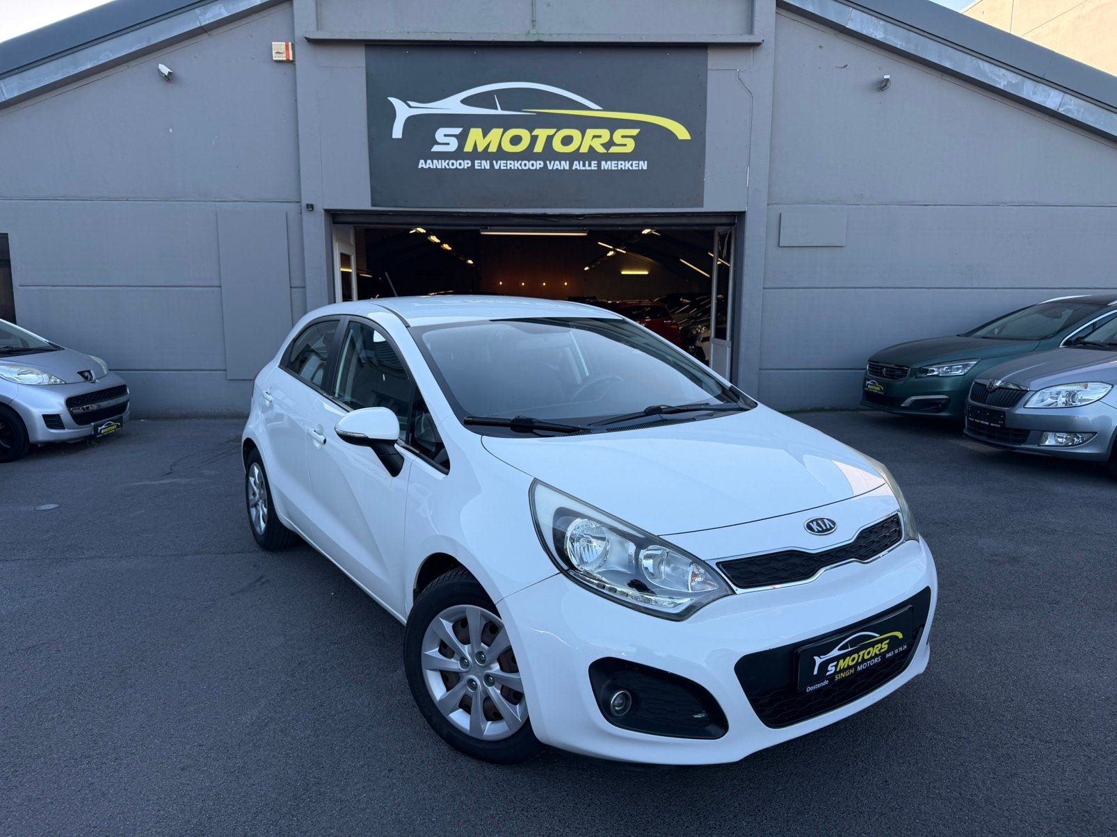 Kia Rio 1.4 CRDi | Airco | Cruise *keuring+Carpass* GARANTIE, Auto's, Euro 5, Stof, 1396 cc, Wit
