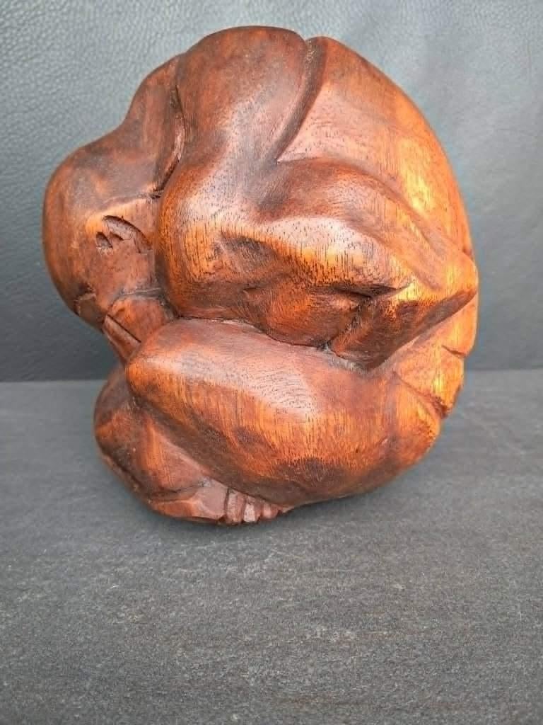 Huilende Boeddha/Yogiman/Orang Malu/handgemaakt/20 cm, Ophalen of Verzenden, Nieuw
