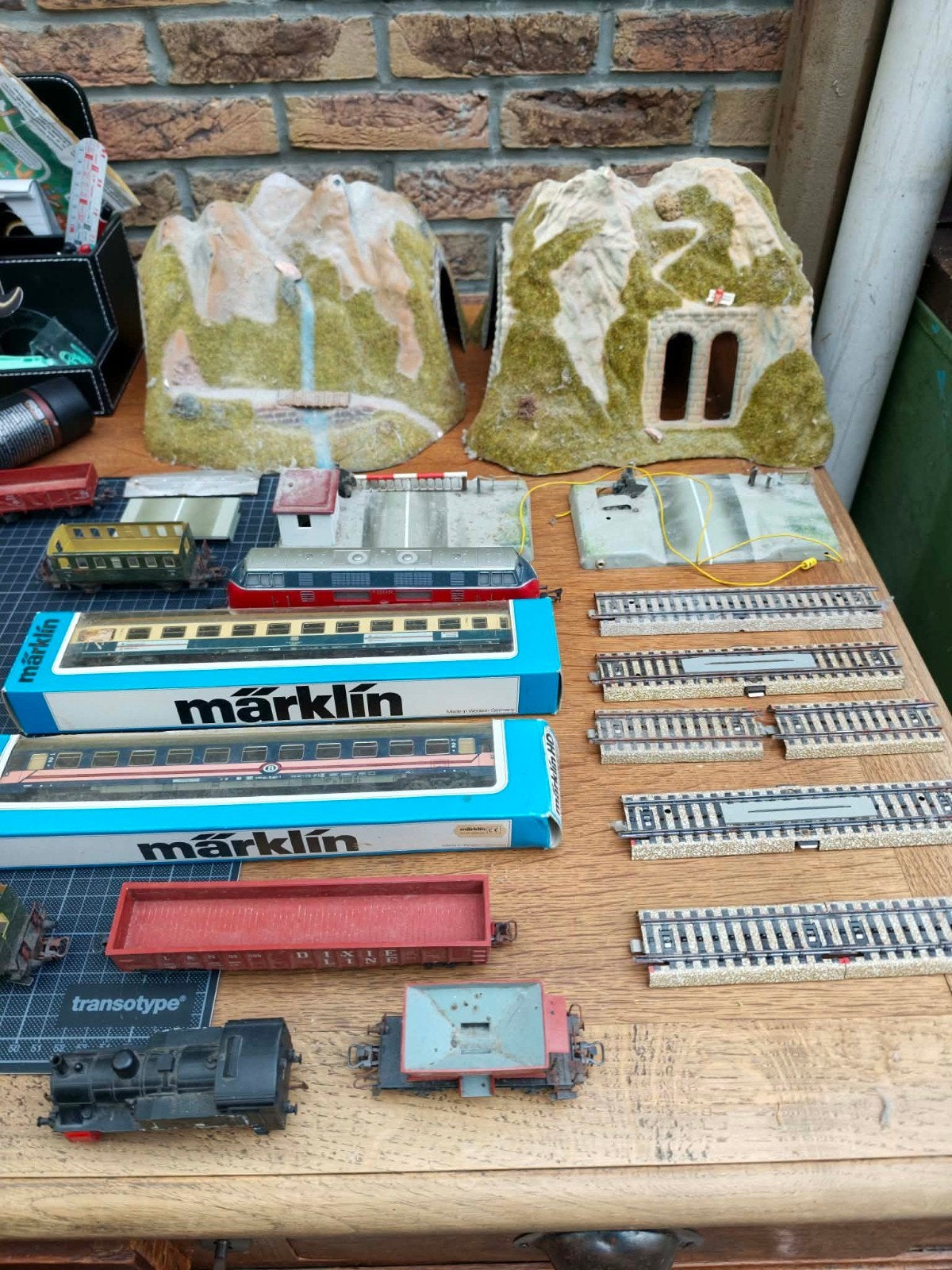 Lot Train Miniature Märklin H0 - Locomotives V200 & Vapeur,, Enlèvement, Rails, Märklin