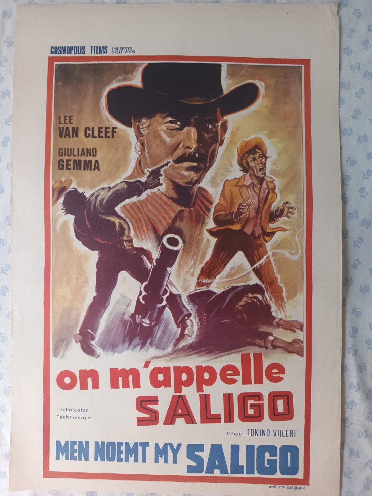 filmposter on m appelle saligo, Verzamelen, Posters, Gebruikt, Verzenden, Rechthoekig Liggend, A1 t/m A3