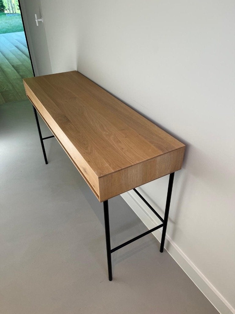 Eiken hal tafel, Huis en Inrichting, Ophalen, Eikenhout