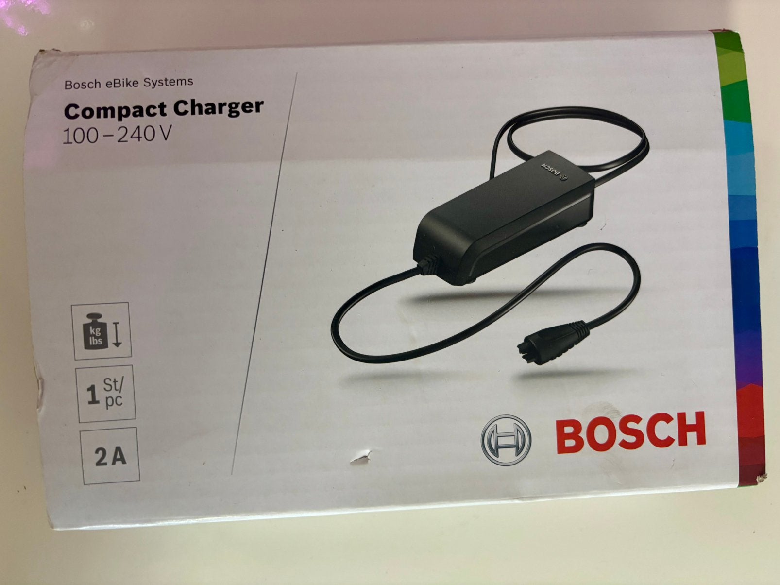 Bosch Systems 2A compacte oplader voor elektrische fietsen, Zo goed als nieuw