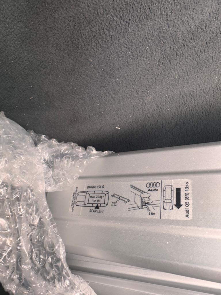 Barres de toit pour Audi Q5 8R 8R0 071 151 G, Enlèvement, Audi