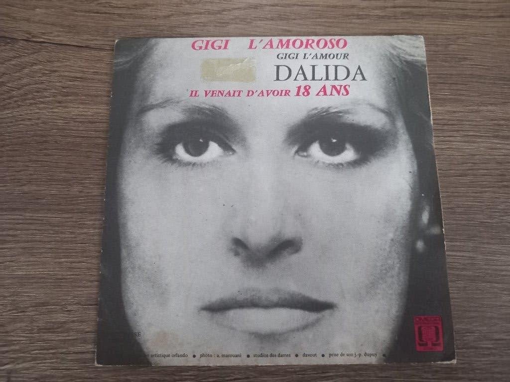 Single vinyle 7" Dalida Gigi L'amoroso Chanson Français, Enlèvement ou Envoi, 7 pouces, Pop, Single