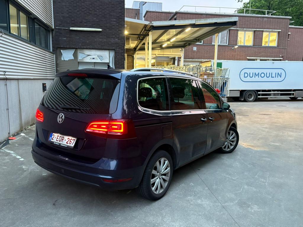 Vw sharan 7pls, Auto's, Volkswagen, Voorwielaandrijving, Blauw, 5 deurs, Particulier