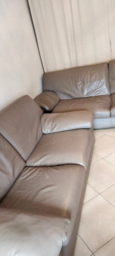 Lederen zetels, Maison & Meubles, 75 à 100 cm, Quatre personnes ou plus, Banc droit, Enlèvement