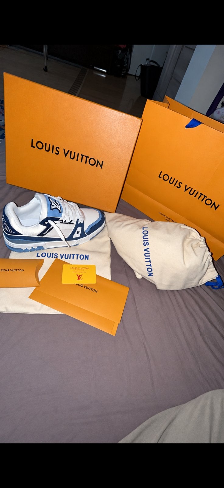 Basket de luxe louis vuiton, Kleding | Heren, Blauw, Nieuw, Ophalen of Verzenden, Sneakers