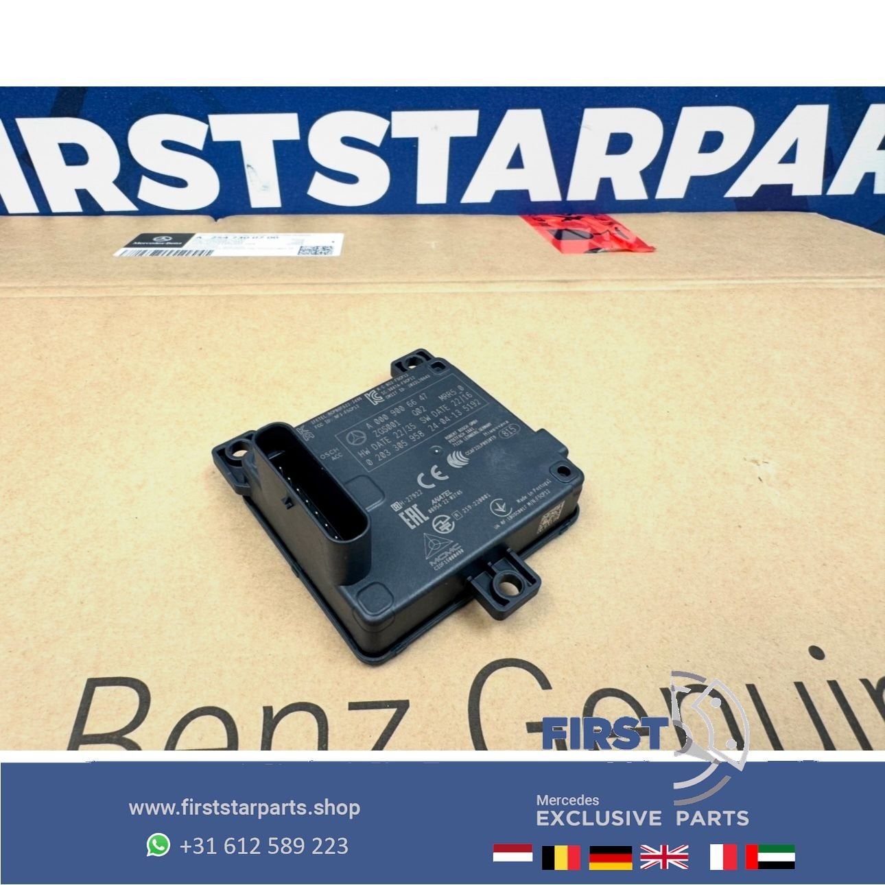 A0009006647 RADARSENSOR Mercedes W206 W290 W214 W254 W167 W2