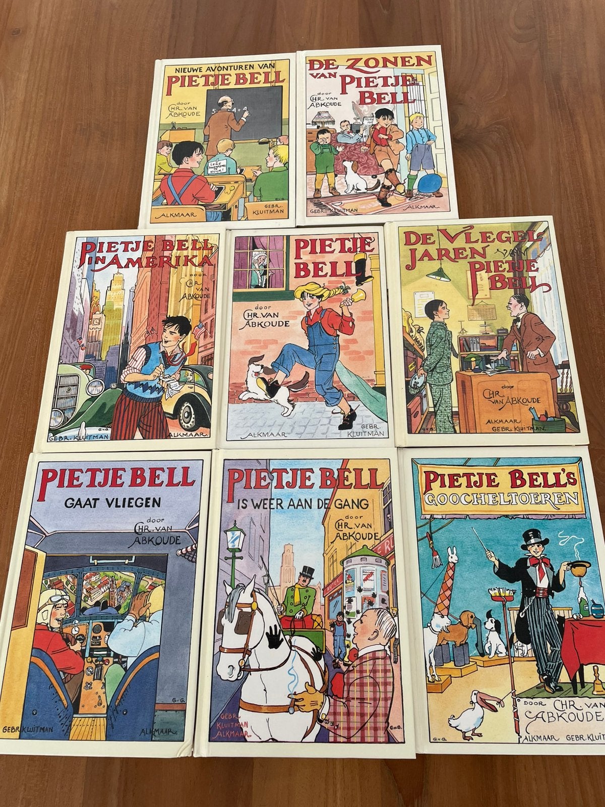 Pietje Bell volledige 8-delige collectie, Complete serie of reeks, Ophalen, Zo goed als nieuw, Europa
