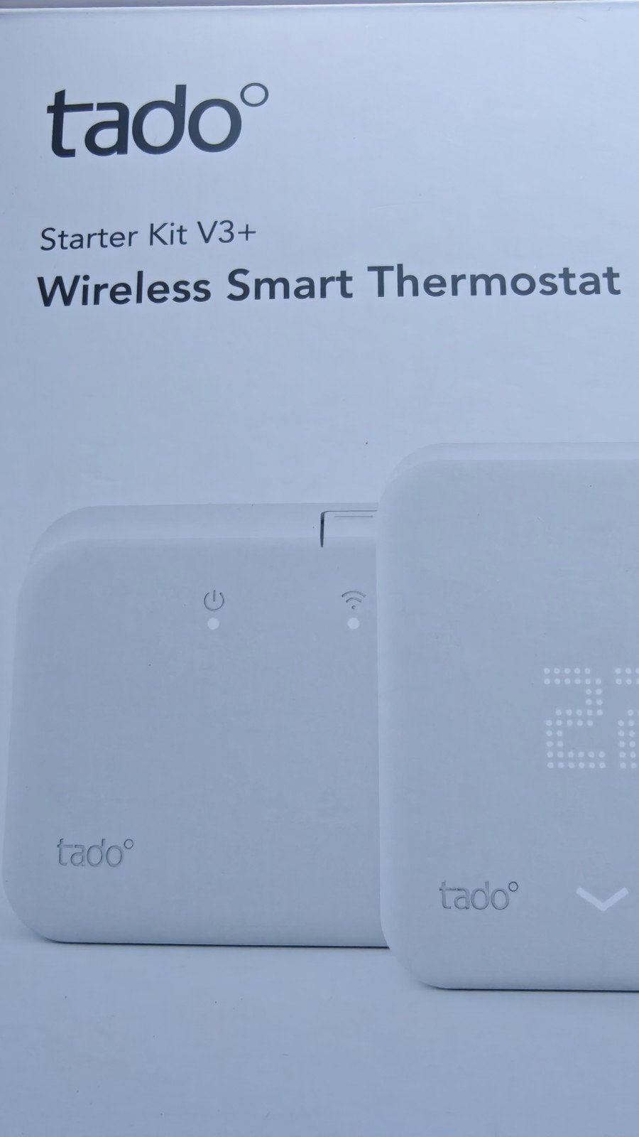 tado Starter Kit V3+ draadloos aangesloten thermostaat — TB-, Doe-het-zelf en Bouw, Ophalen of Verzenden, Slimme thermostaat, Zo goed als nieuw