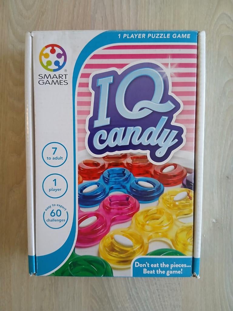 IQ Candy, IQ-spel, denkpuzzel, 1 speler, vanaf 7 jaar, Ophalen, Zo goed als nieuw