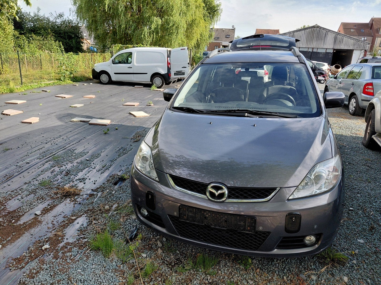 Mazda5 essence ⛽️, Auto's, Mazda, Airbags, 5 deurs, Particulier, Zilver of Grijs