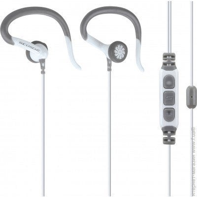 Scosche HPSC66m – wit/grijs - hoofdtelefoon, Sport en Fitness, Loopsport en Atletiek, Ophalen of Verzenden, Nieuw, Overige typen