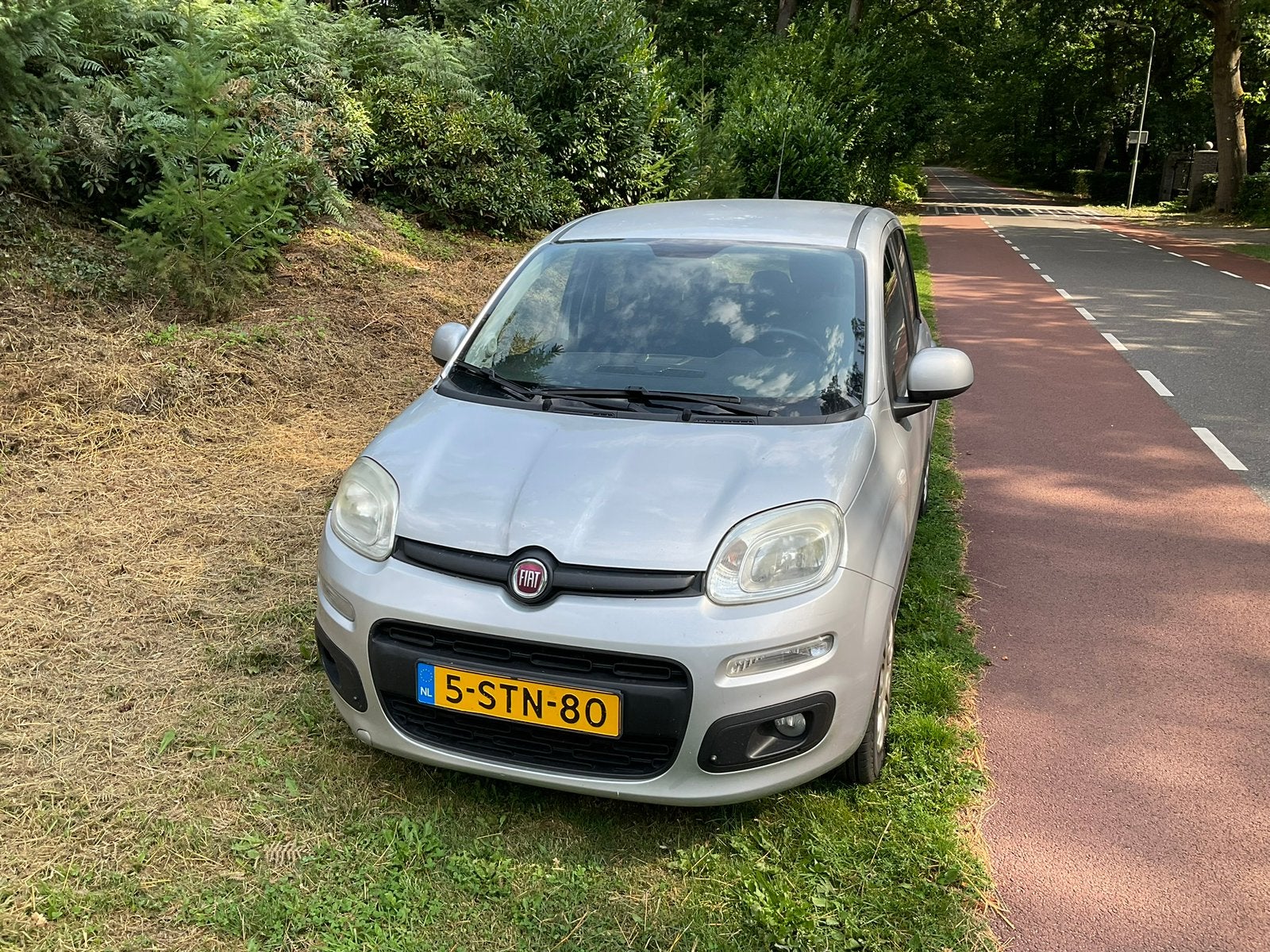 Fiat panda twin air 2013, Auto's, Fiat, Voorwielaandrijving, Stof, Zwart, Panda