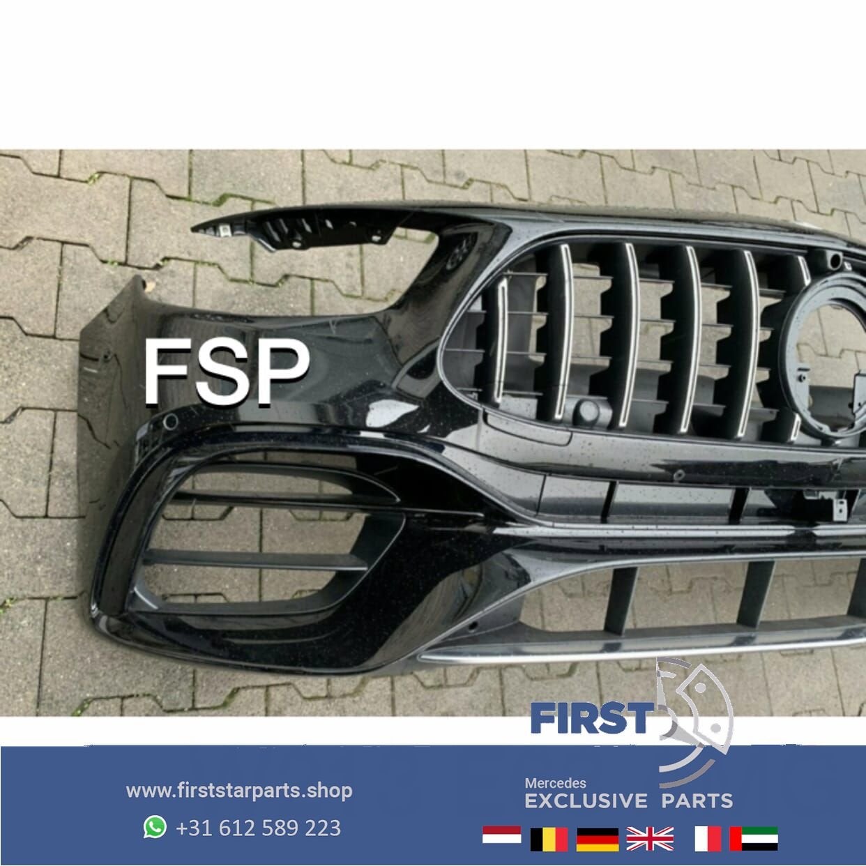 W213 E Klasse FACELIFT E63 AMG Voorbumper Mercedes E Klasse, Gebruikt, -, Voor, Ophalen of Verzenden
