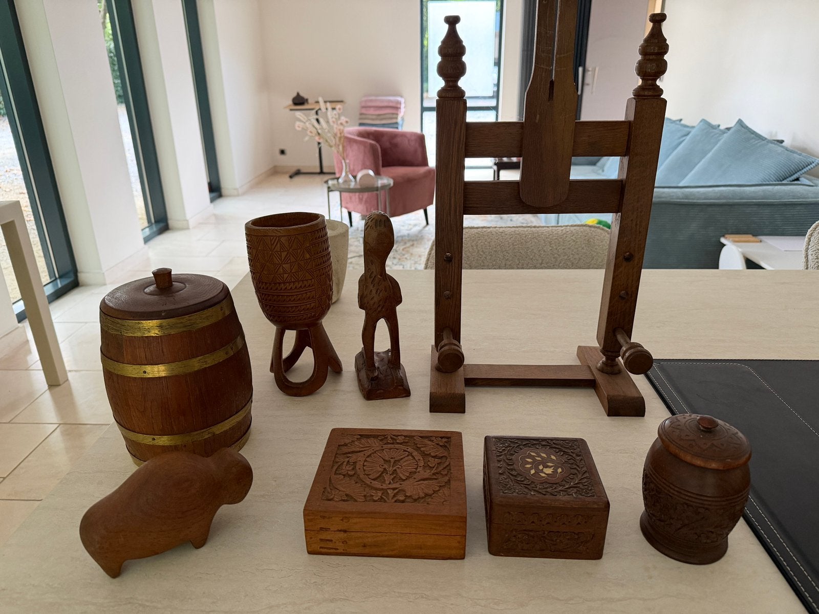 Houten decoratie, Huis en Inrichting, Ophalen, Gebruikt