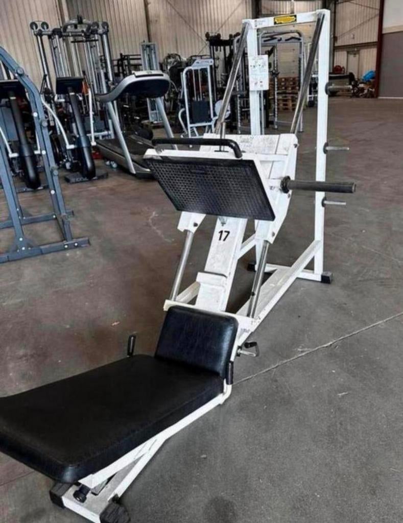 Technogym Plate Loaded 45 Graden  Legpress, Sport en Fitness, Fitnessmaterialen, Ophalen, Gebruikt