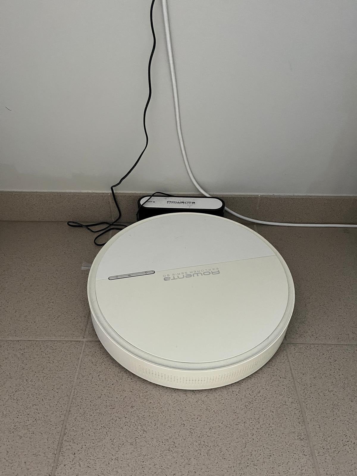 Robotstofzuiger met dweilfunctie Rowenta Explorer serie 60, Elektronische apparatuur, Gebruikt, Dweilfunctie, Robotstofzuiger
