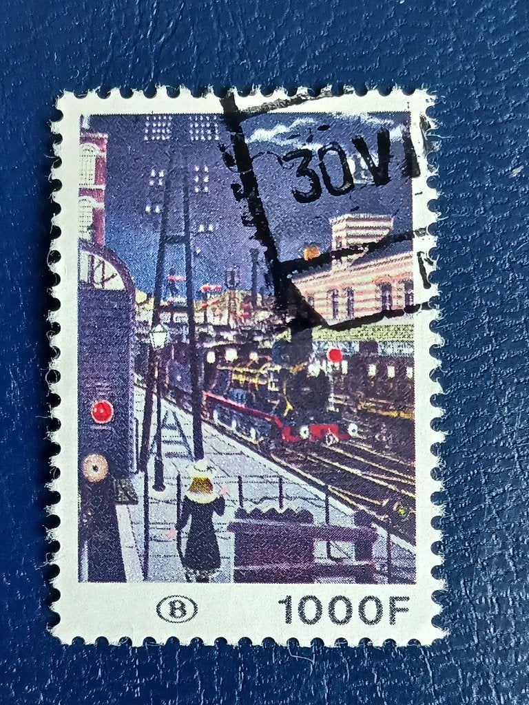 Postzegels Belgie, Postzegels en Munten, Ophalen of Verzenden, Gestempeld, Treinen, Gestempeld