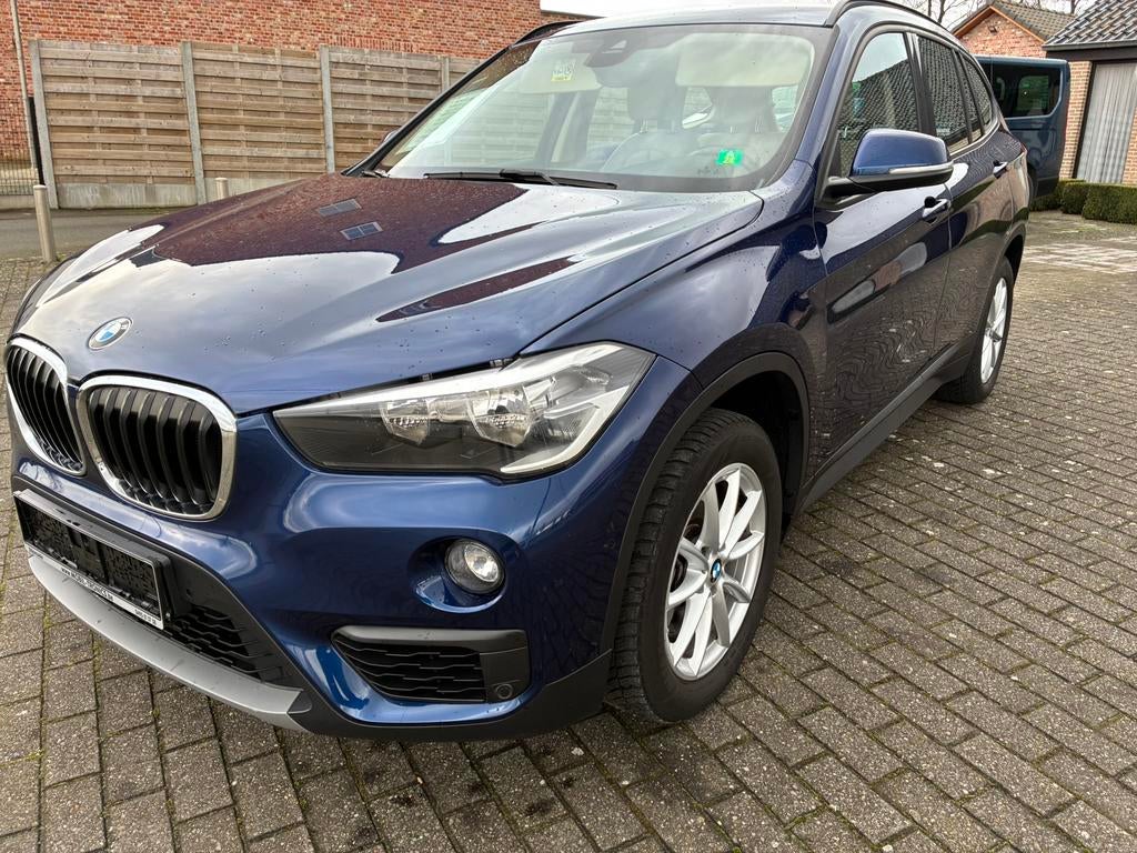 BMW X1 20i ,  Automaat, Auto's, 4 cilinders, Blauw, Leder, 5 zetels