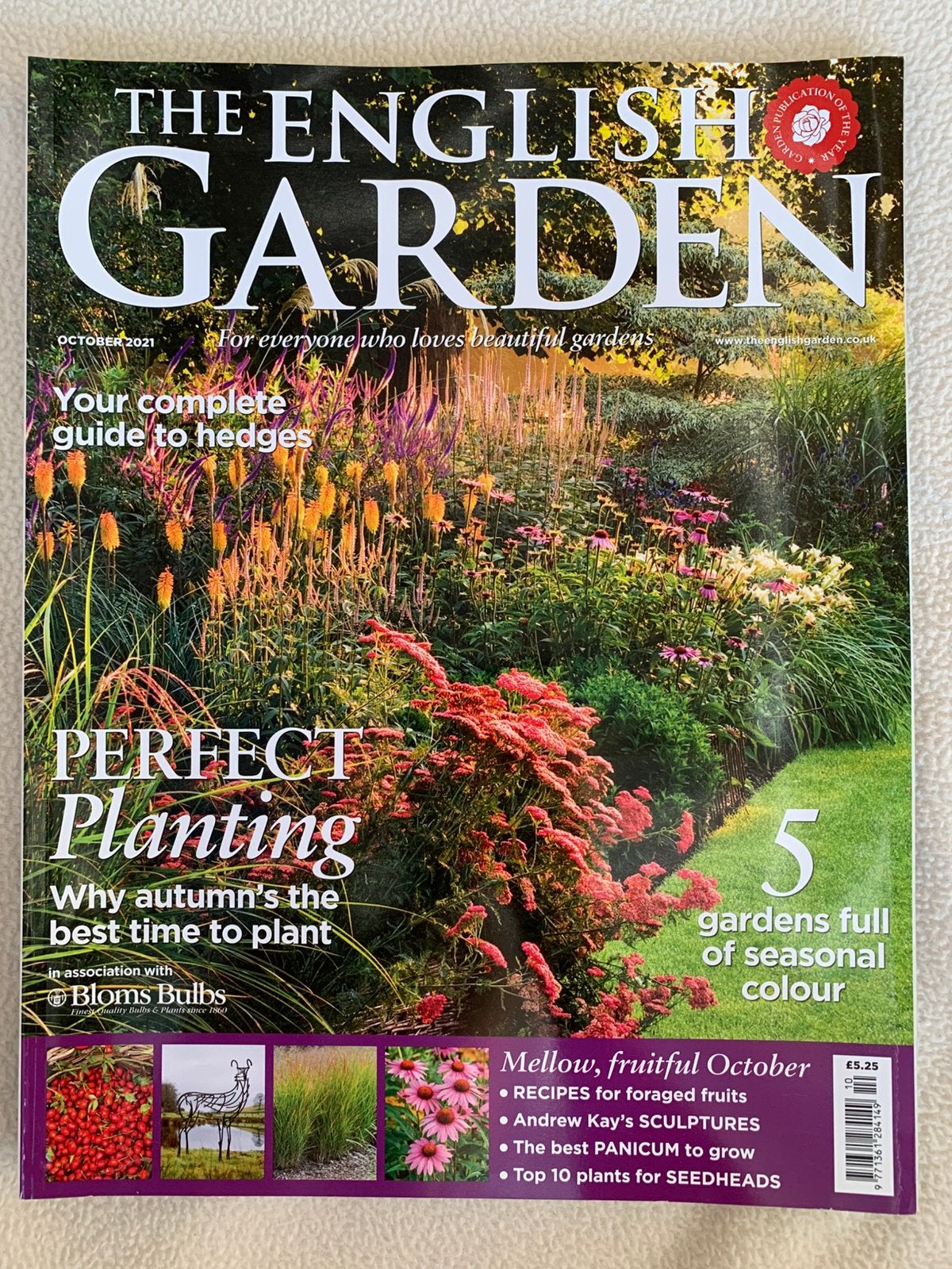 le jardin anglais octobre 2021, Enlèvement