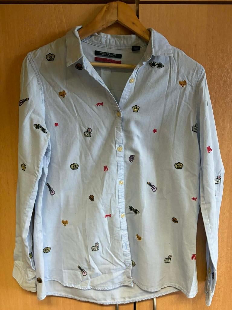 Overhemdblouse van Scotch & Soda, Kleding | Dames, Scotch & Soda, Maat 36 (S), Gedragen, Verzenden