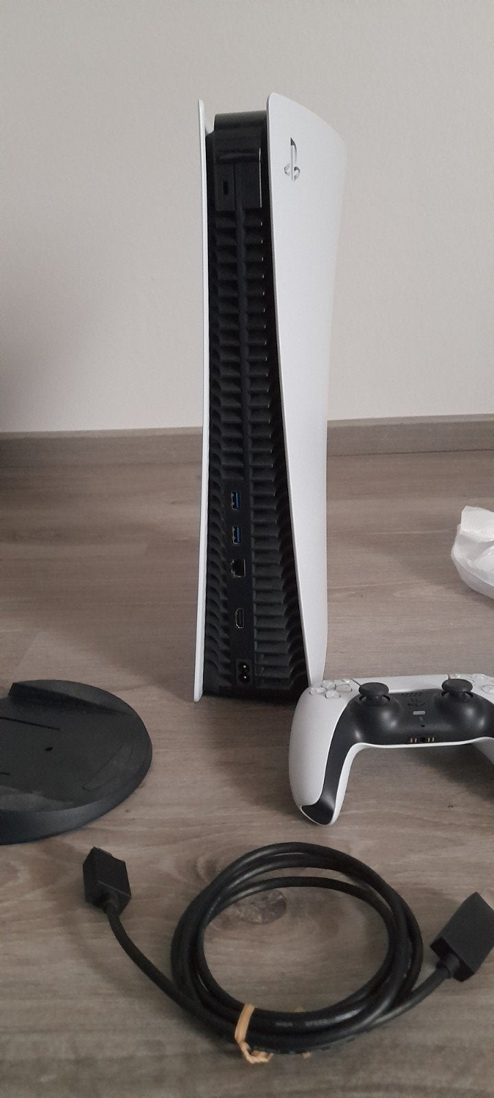 PS5 LECTEUR DISC +1 MANETTE + 4 JEUX 550, Ophalen, Zo goed als nieuw, Playstation 5