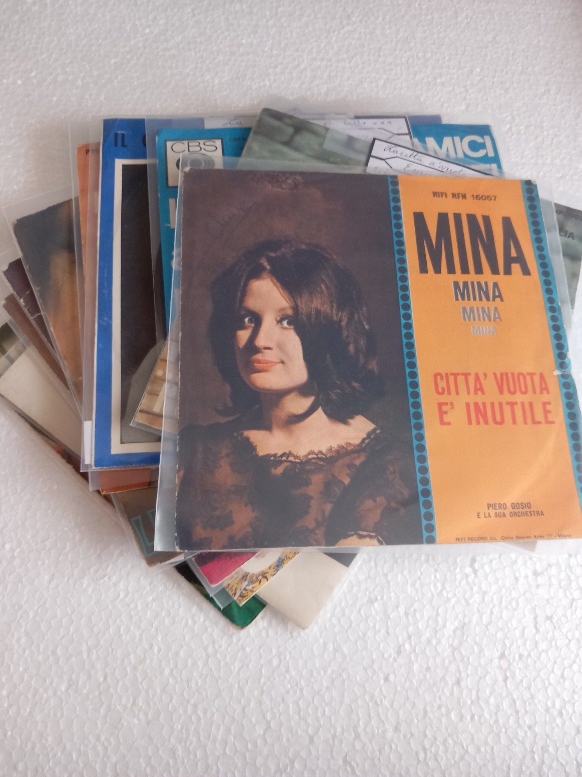 ITALIANO .POP-CORN OLDIES  10 X 45T, Enlèvement ou Envoi, Autres genres