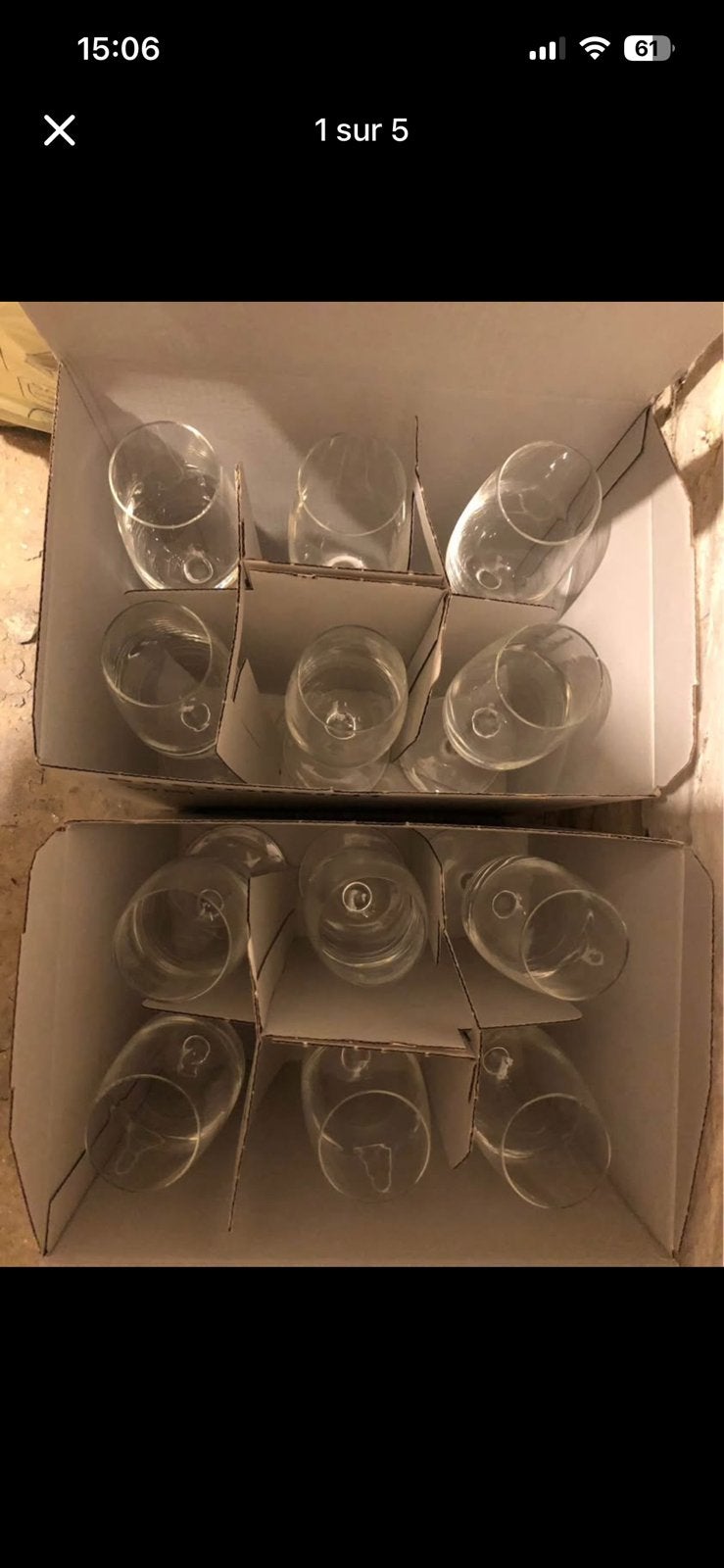 Verre a champagne, Huis en Inrichting, Lampen | Spots, Ophalen, Zo goed als nieuw, Glas, IKEA