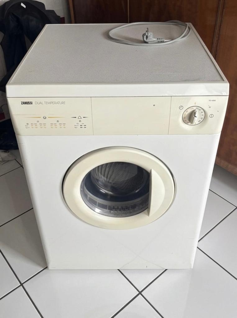 Droogkast Zanussi, Electroménager, Lave-linge, Utilisé, Élévateur, 95 cm ou plus, Classe énergétique A ou plus économe, Enlèvement