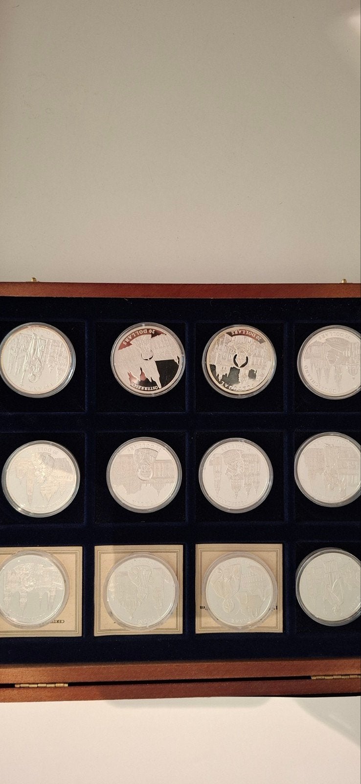 Zilveren muntencollectie US PRESIDENTS/EUROPEAN COUNTRIES, Postzegels en Munten, Ophalen of Verzenden, Zilver