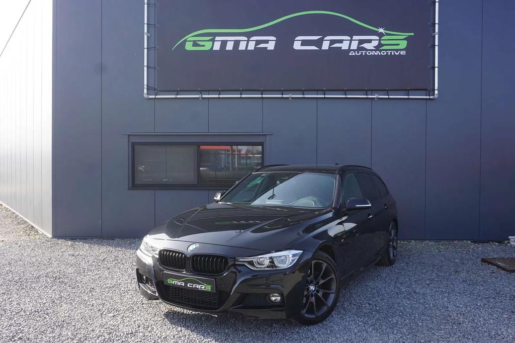 BMW 3 Serie 318 iA Touring M Pack Auto. Nav-PDC-Cam-Leder-Ga, Auto's, BMW, Gebruikt, 136 pk, Zwart, Leder
