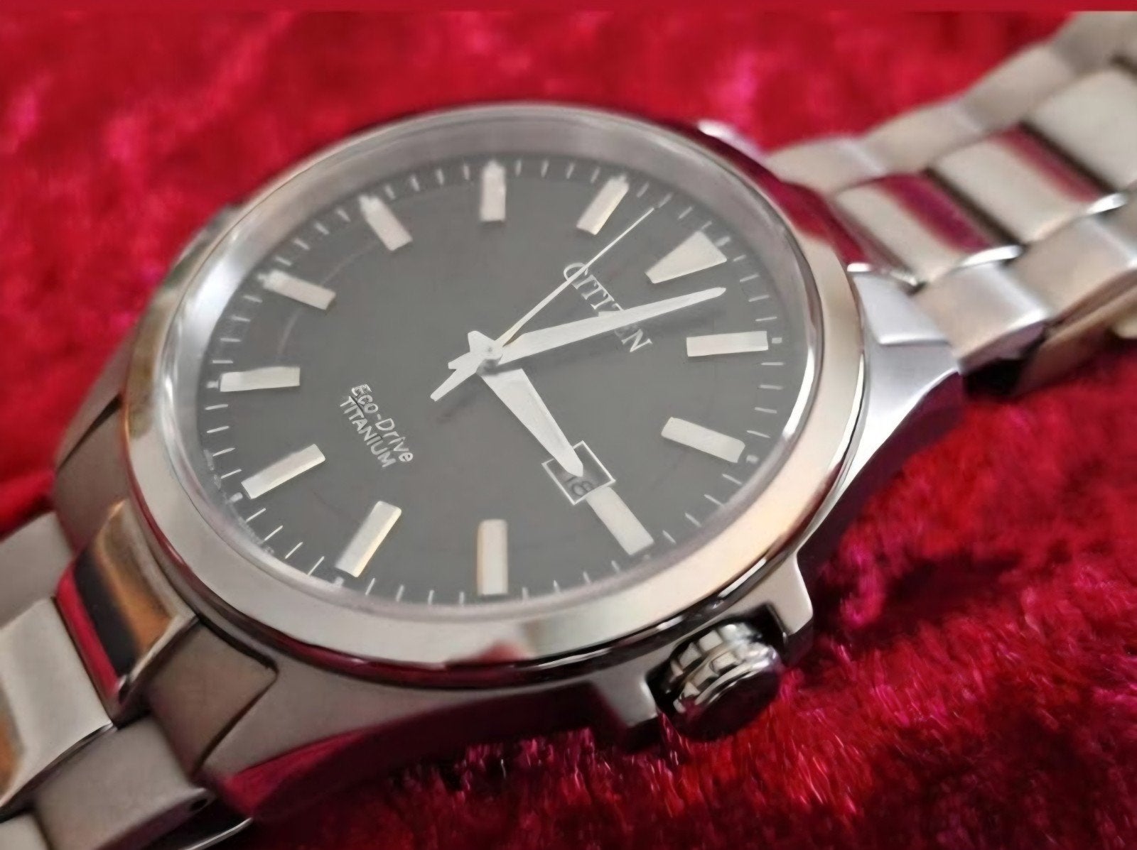 Montre Citizen Eco-Drive en titane pour homme, Bijoux, Sacs & Beauté, Montres | Hommes, Comme neuf, Montre-bracelet, Citizen, Autres matériaux