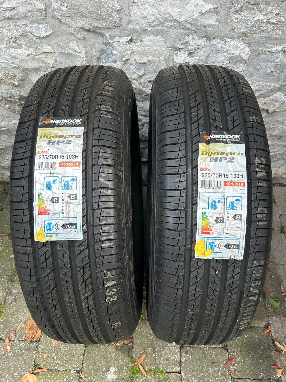 2 nouveaux pneus été Hankook 225/70/16. 103H, Autos : Pièces & Accessoires, Neuf, 16 pouces, Véhicule de tourisme, Enlèvement