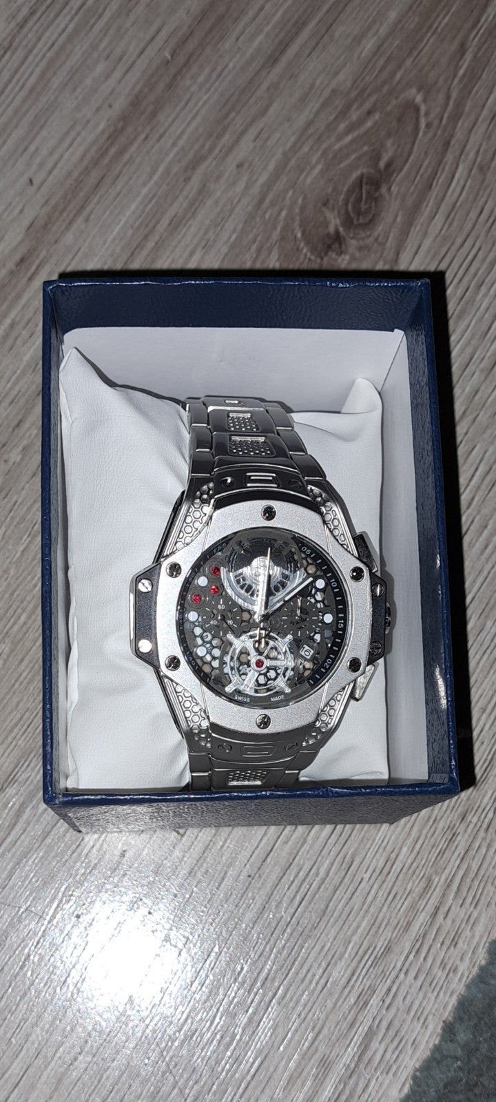 Montre Hublot Big Bang Integral pour homme, Autres marques, Enlèvement ou Envoi, Acier, Acier