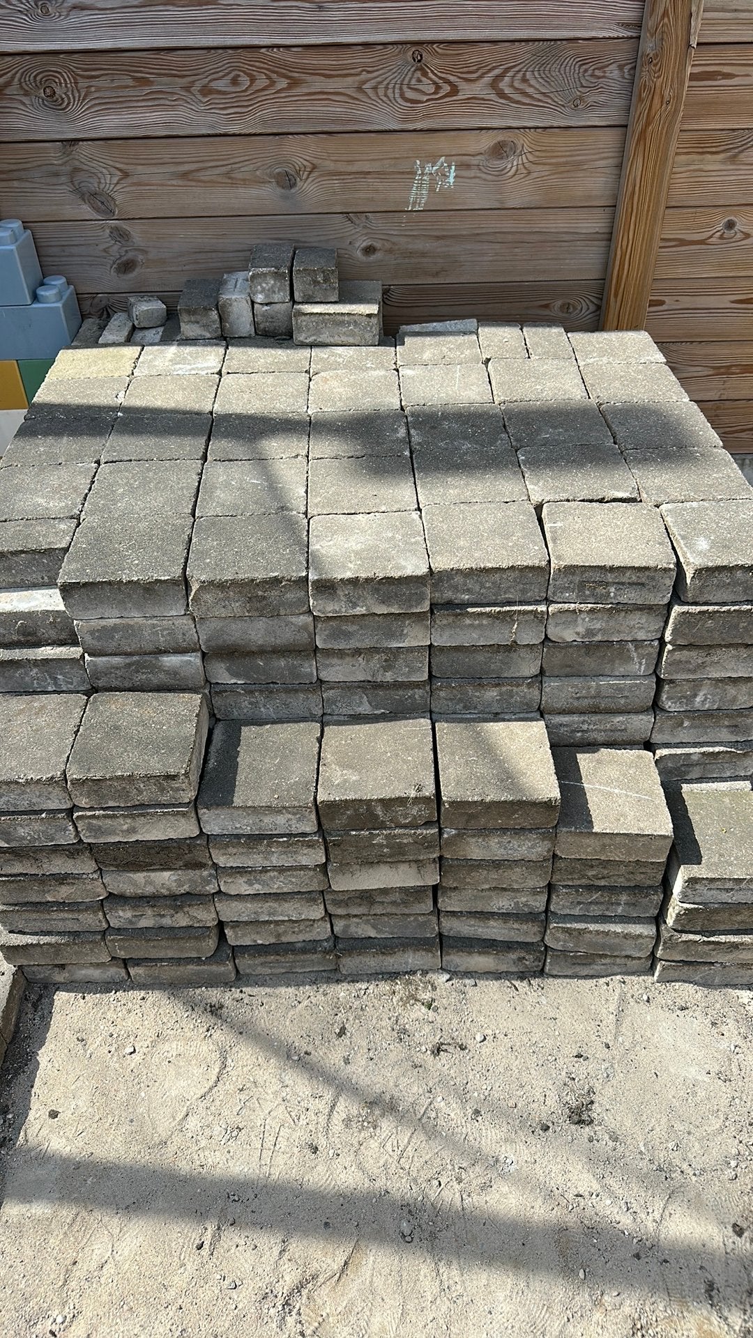 Klinkers +/- 18m2, Jardin & Terrasse, Pavé & Dalles, Enlèvement, Utilisé, 10 m²² ou plus, Briques